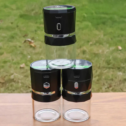 SMO Portable Electric Tobacco & Herb Grinder – Dry Grass Crusher Machine with Intelligent Touch Smoke Prevention
