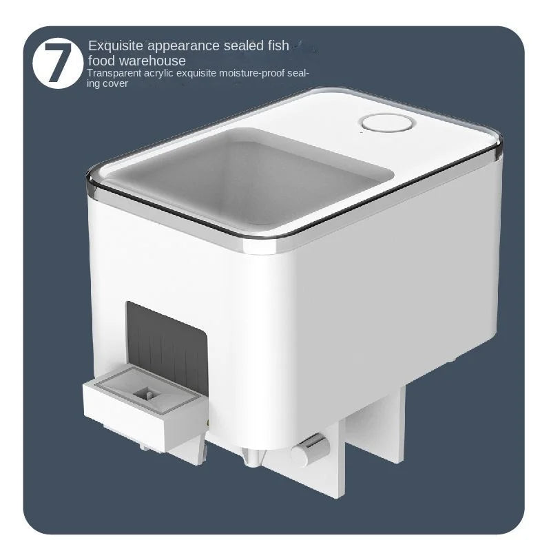 Automatic Aquarium Fish Tank Feeder – WiFi Wireless Smart App & Voice Control with Timing & Remote Feeding