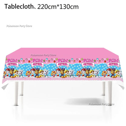 Paw Patrol Kids Birthday Party Supplies Set – Cups, Plates, Napkins, Gift Bags & Cake Toppers Decorations Kit