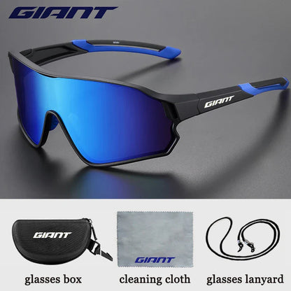 GIANT Cycling Glasses – UV400, Anti-Fog REVO Lenses, HD Clarity, Cateye Design