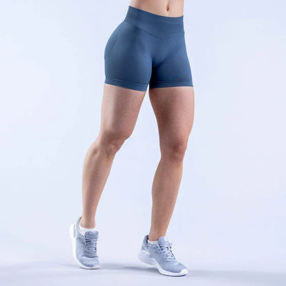 Women’s Gym Impact Running Shorts — Seamless Scrunch Butt Biker & Yoga Athletic Leggings