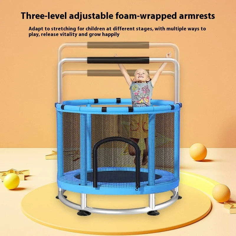 Indoor Trampoline for Kids – Home Use Jumping Bed for Children Aged 3-10