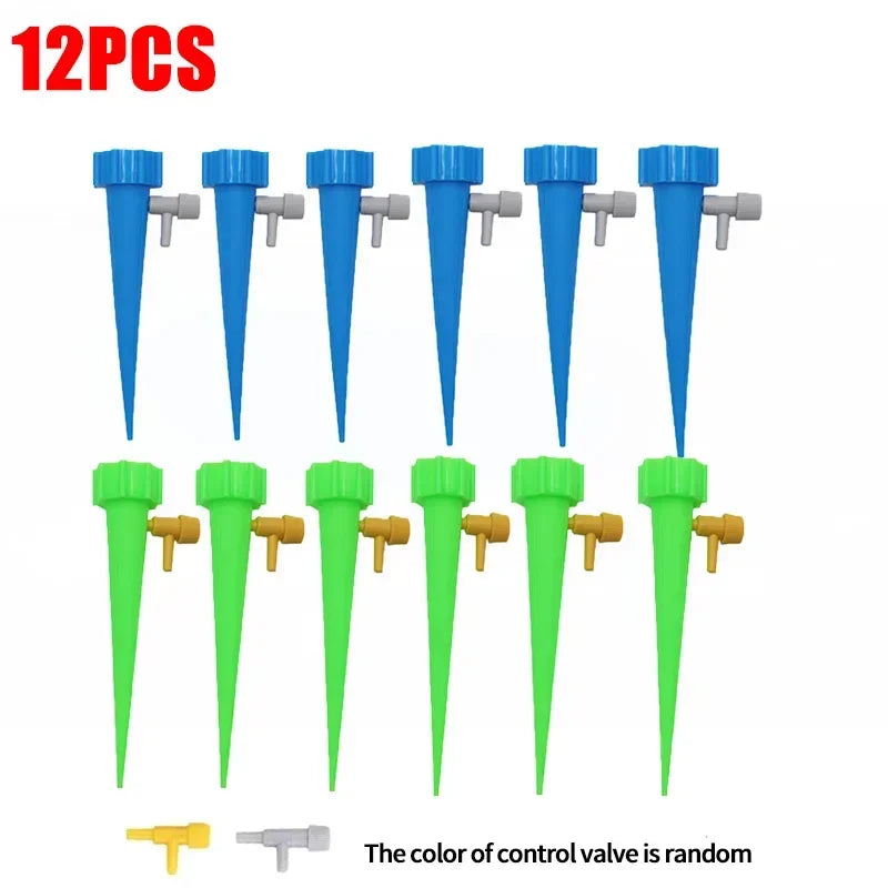 Automatic Drip Irrigation System - Adjustable Self-Watering Device for Garden Plants & Greenhouse Use