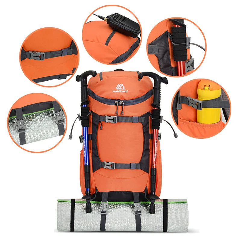Hydration Backpack for Hiking, Running & Cycling — Outdoor Sports, Camping, Climbing & Travel Bag for Men & Women