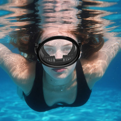 Full-Face Snorkeling Mask - Waterproof Anti-Fog 180° Panoramic Diving Goggles for Adults
