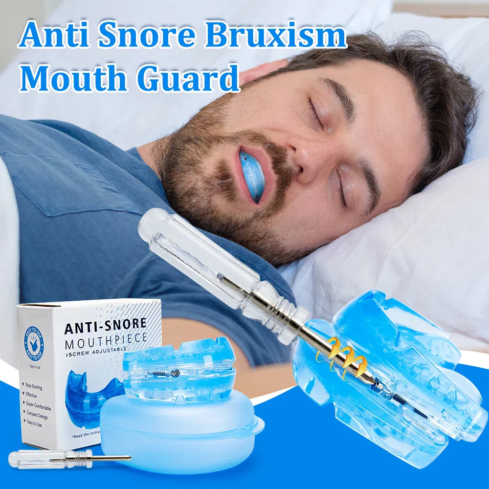 Anti-Snore Mouth Guard for Bruxism – Stop Snoring & Sleep Apnea Aid, Teeth Protection Night Mouthpiece