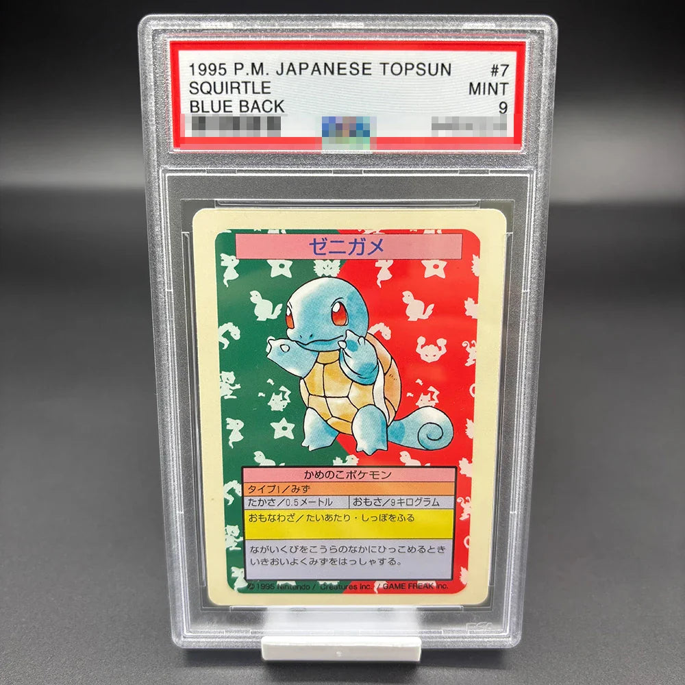 DIY 2023 PTCG Van Gogh Pikachu & Grey Felt Hat Collection Card – 10-Point Rating Anime Game Card Gift Toy