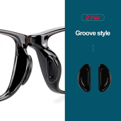 2/5 Pairs Adhesive Silicone Eyeglass Nose Pads – Anti-Slip Stick-On Nose Pads for Sunglasses and Eyewear Accessories