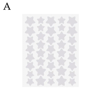 Colorful Star-Shaped PE Pimple Patches – Invisible Acne Spot Stickers for Skin Care and Makeup Concealer