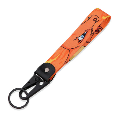 Anime Dinosaur Keychain Lanyard – Cute Car Keyring Toy Bag Pendant & Key Holder Gift