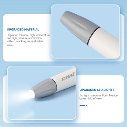 AZDENT Ultrasonic Piezo Scaler Handpiece – Compatible with SATELEC, DTE, WOODPECKER, EMS, VRN, 135° Sterilized