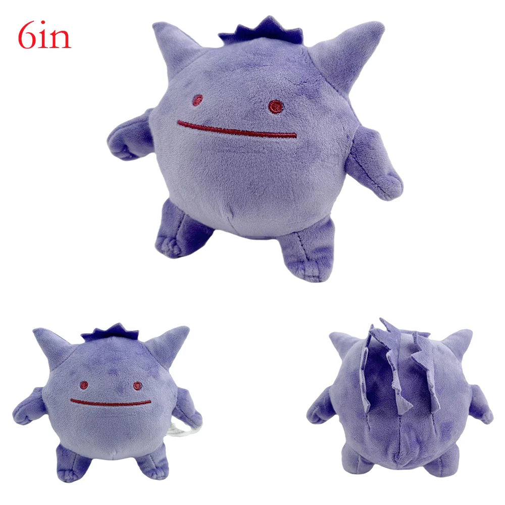 New Gengar Plush Toy – Soft Pokemon Stuffed Animal Doll, Cute Cartoon Christmas Gift