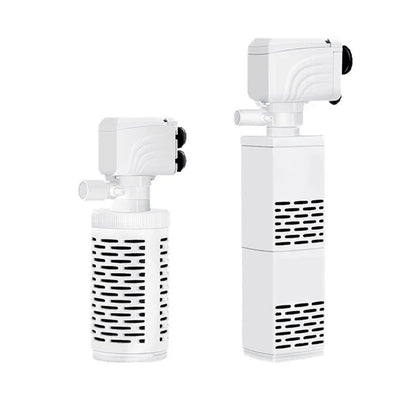 3 in 1 Aquarium Filter Pump – Silent Submersible Air Oxygen Aerator, Water Changer & Wave Maker, 220