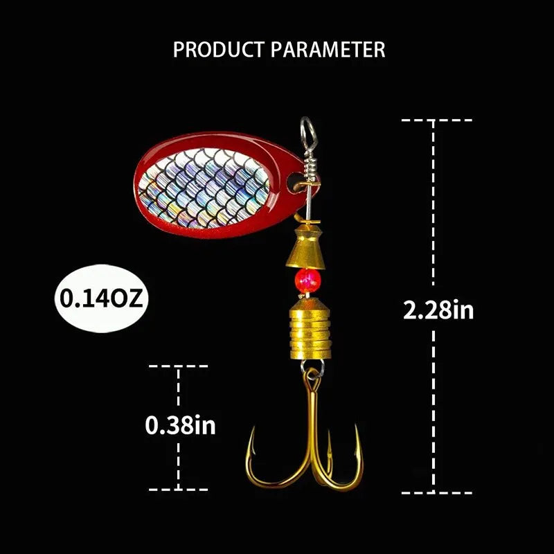 Metal Spoon Spinner Lure 2 to 8g | 3.5g 10pcs/Lot Spoonbait Crankbaits | Fishing Wobblers for Pike Crochet Set Bait Tackles