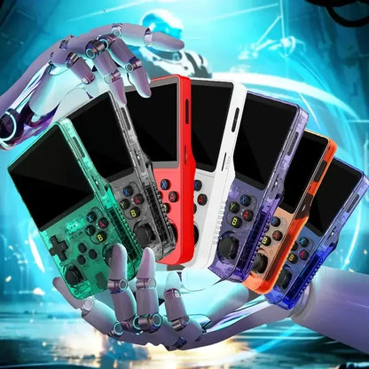 BOYHOM R36S Retro Handheld Game Console – 3.5" IPS, Linux ARKOS, Dual-RAM, 15,000+ Games, 64GB/128GB Portable Pocket Player