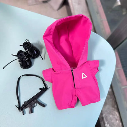 17cm Lafufu Doll Clothes Outfit — Kpop Monster Idol V1 V2 V3 Commando Jacket Accessories & Pendant for MP5 Dolls