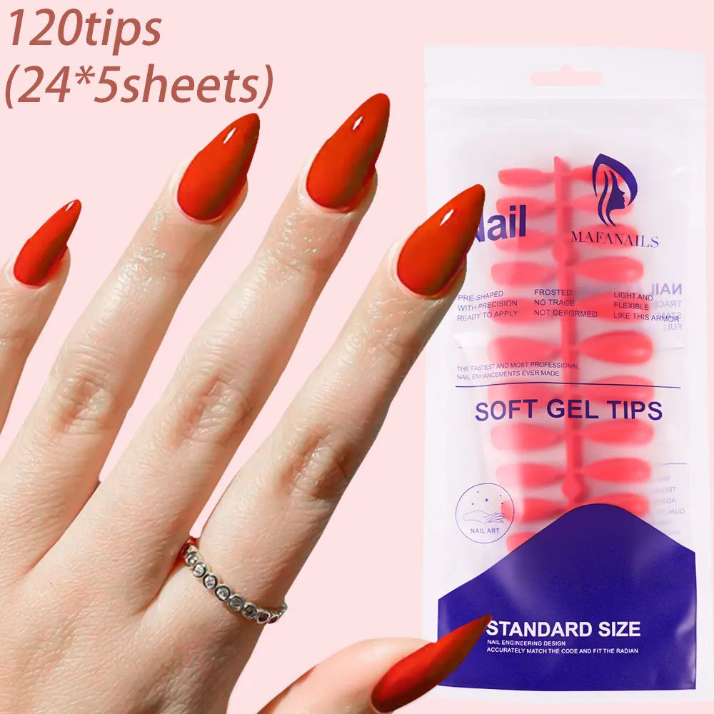 576PCS Colorful Press-On Fake Nails Set – Black & Red Oval/Square Short Full Cover Nail Tips for Salon-Style Nail Art