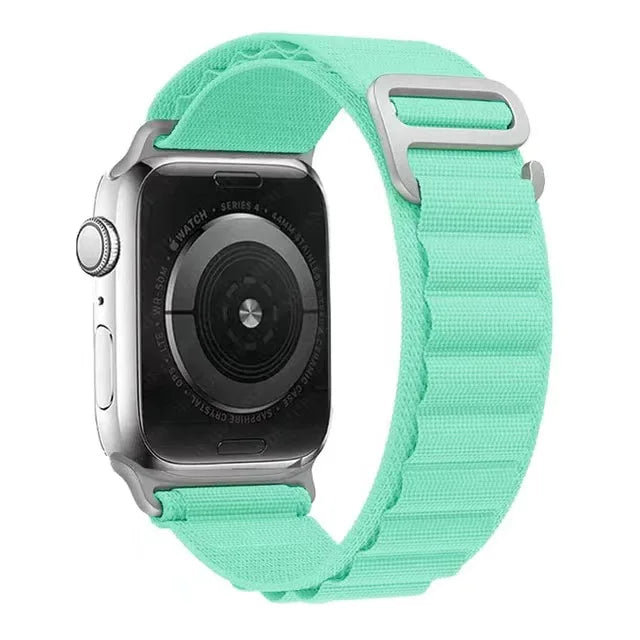 Alpine Loop Nylon Sport Strap for iWatch — Compatible with Series 4–10, 42/46/49mm Bands