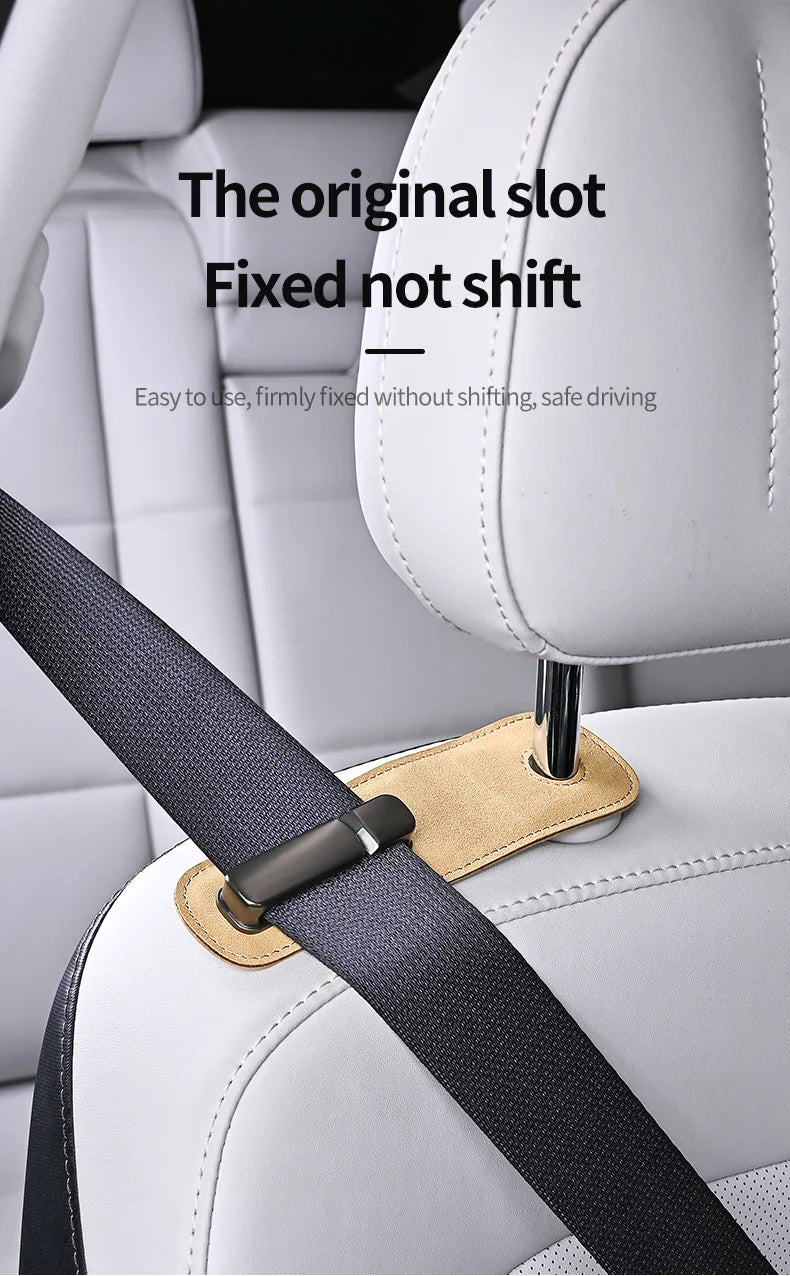 Car Seat Belt Limiter Extension – Adjustable Anti-Pinch Safety Device for Pregnant Women & Children