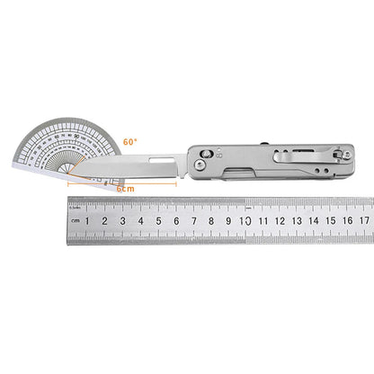 Combination Multitool Folding Knife - Scissors, Detachable Outdoor Pocket Knife, EDC Emergency Hand Tools, Multipurpose Knife