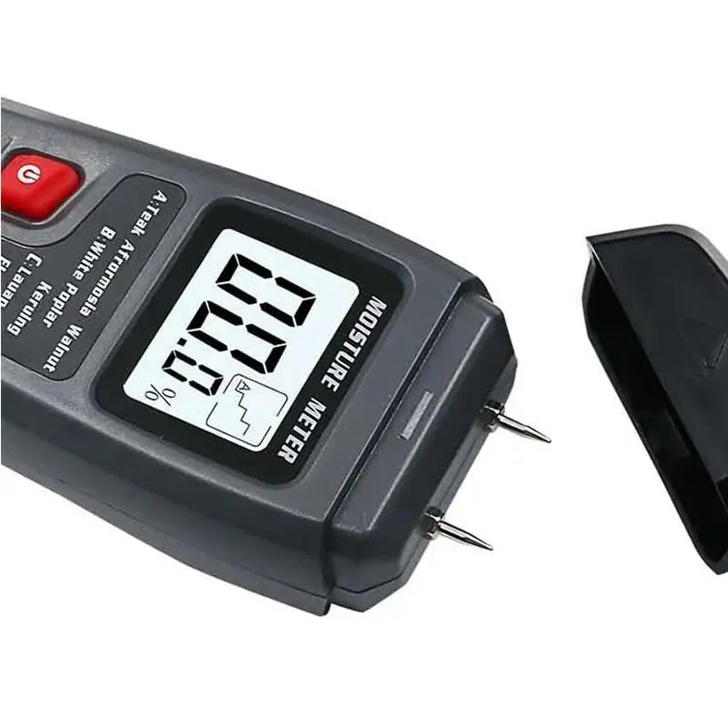 MT10 Digital Wood Moisture Meter - Accurate Hygrometer with Large LCD Display, Wall and Wood Moisture Detector