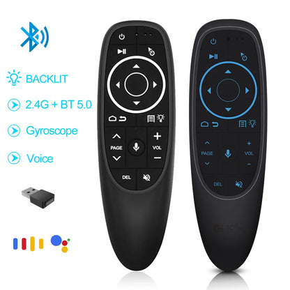 G10S 2.4G Wireless Air Mouse with Voice Remote Control and Gyroscope - IR Learning - Compatible with Android TV Box - G10SPRO BT