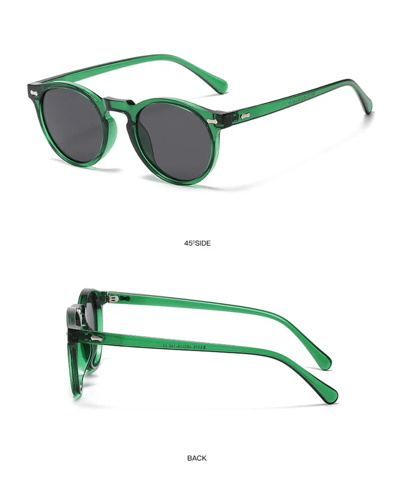 Retro Polarized Sunglasses — Small Round Vintage Shades for Men & Women