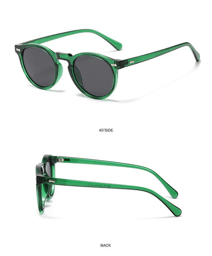 Retro Polarized Sunglasses — Small Round Vintage Shades for Men & Women