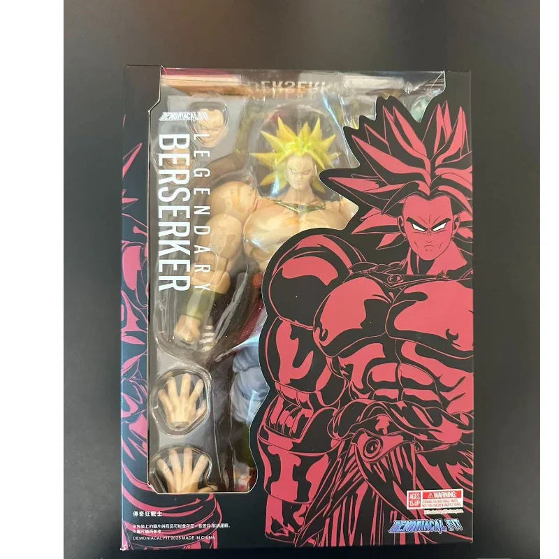 Dragon Ball DF SHF Demoniacal Fit Legendary Berserker Broly Action Figure – Shatter the Universe Collectible Toy Model Gift