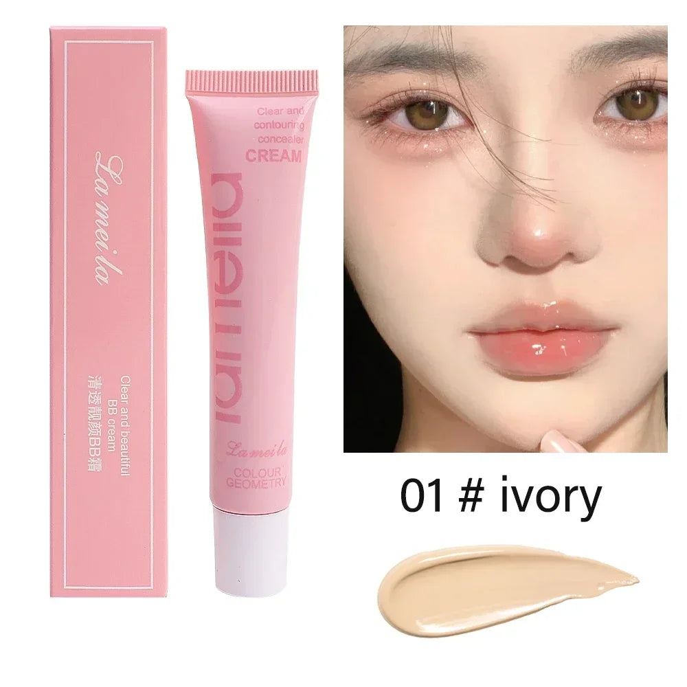 Oil-Control Matte BB Cream — Waterproof Full Coverage Liquid Foundation & Concealer for Acne, Spots, and Dark Circles