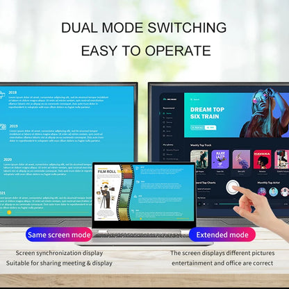 14-Inch Portable Touchscreen Monitor - 1200P IPS Ultra-Thin USB-C HDMI External Display for Laptop, PC, Phone, Switch, PS4/PS5 & Xbox