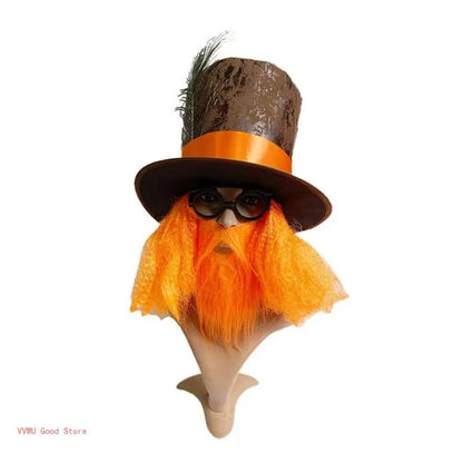 Cosplay Mad Hatter Top Hat – Adult & Teen Costume Hat for Carnival and Party Dress-Up