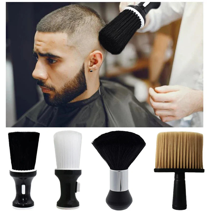 Soft Hair Brush for Neck & Face – Duster for Hair Cutting, Broken Hair Cleaning, Barber Salon & Styling Tool