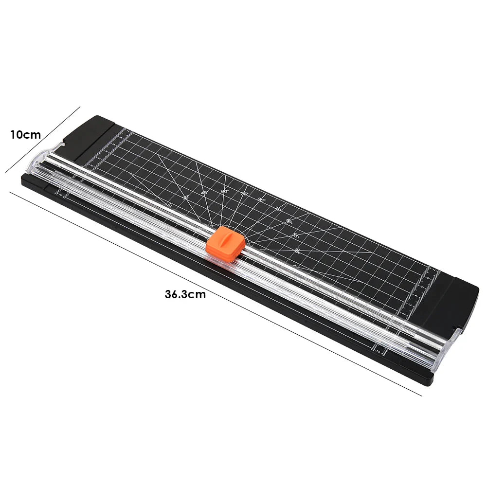 A4/A5 Paper Cutting Guillotine – Lightweight Paper Cutter with Pull-Out Ruler for Photos & Scrapbooking