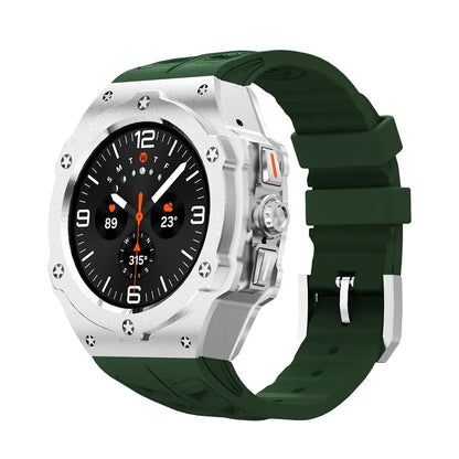 Luxury Carbon Case & Rubber Strap Kit – Samsung Galaxy Watch Ultra 47mm Accessories