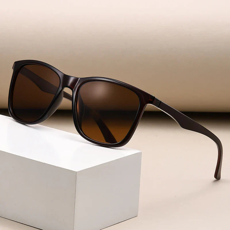 2024 Luxury Polarized Sunglasses for Men — High-End Square UV400 Driving Eyewear & Fashion Travel Sun Glasses