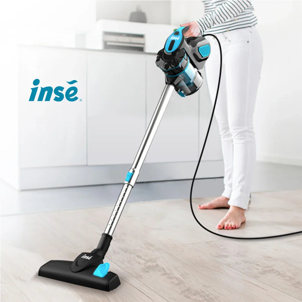 INSE I5 Corded Vacuum Cleaner – 18Kpa Powerful Suction, 600W Motor, Stick & Handheld for Home, Pet Hair & Hard Floors
