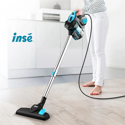 INSE I5 Corded Vacuum Cleaner – 18Kpa Powerful Suction, 600W Motor, Stick & Handheld for Home, Pet Hair & Hard Floors