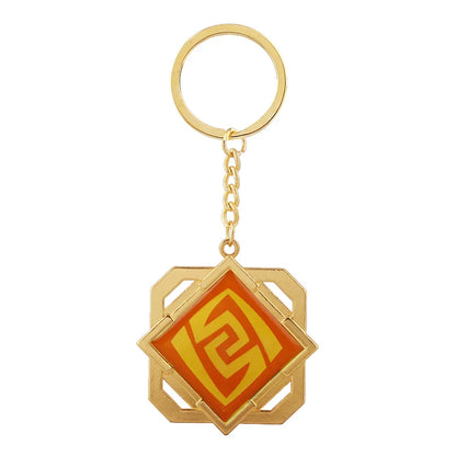Genshin Impact Venti Eye Keychain 1:1 – Luminous Anime Cosplay Key Ring Backpack Pendant Gaming Accessories Gift