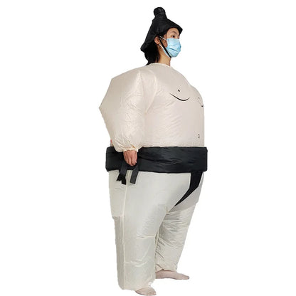 2023 Inflatable Sumo Wrestler Costume – Blow-Up Cosplay Suit for Kids & Adults Party Dress