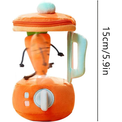 Rotating Carrot Plush Toy — Cute Dancing Vegetable Cartoon Interactive Toy for Kids Boys & Girls