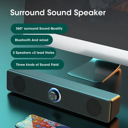 High-Quality Desktop Bluetooth & Wired Microphone with Built-in Speaker – Dual-Purpose High-Volume Audio