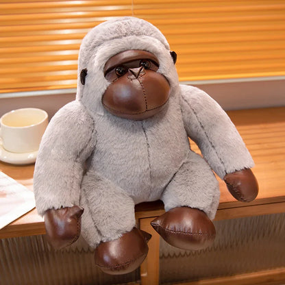 35/50/65cm Big Black Gorilla Plush Toy – Cute Stuffed King Kong Monkey for Birthday Gifts