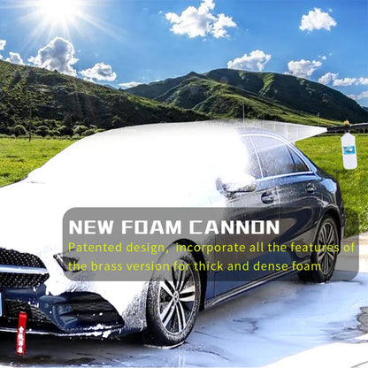 Adjustable Foam Cannon for Pressure Washer: Snow Foam Lance for High Pressure Car Washing - Soap Foamer & Foam Generator