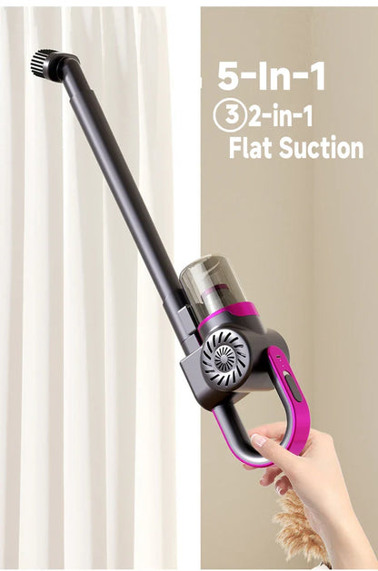 5 in 1 Wireless Handheld Vacuum Cleaner – Cordless Air Gun, Rechargeable Mini Vacuum for Home, Car & Pet Cleaning