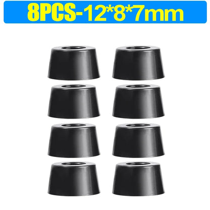 8/80pcs Rubber Furniture Pads - Non-Slip Floor Protectors & Chair Leg Bumper Gaskets for Tables and Cutting Boards