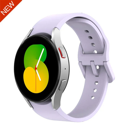 Silicone Replacement Strap for Samsung Galaxy Watch – Sport Bands for Watch 4, 5, 6, 7 (40-47mm)