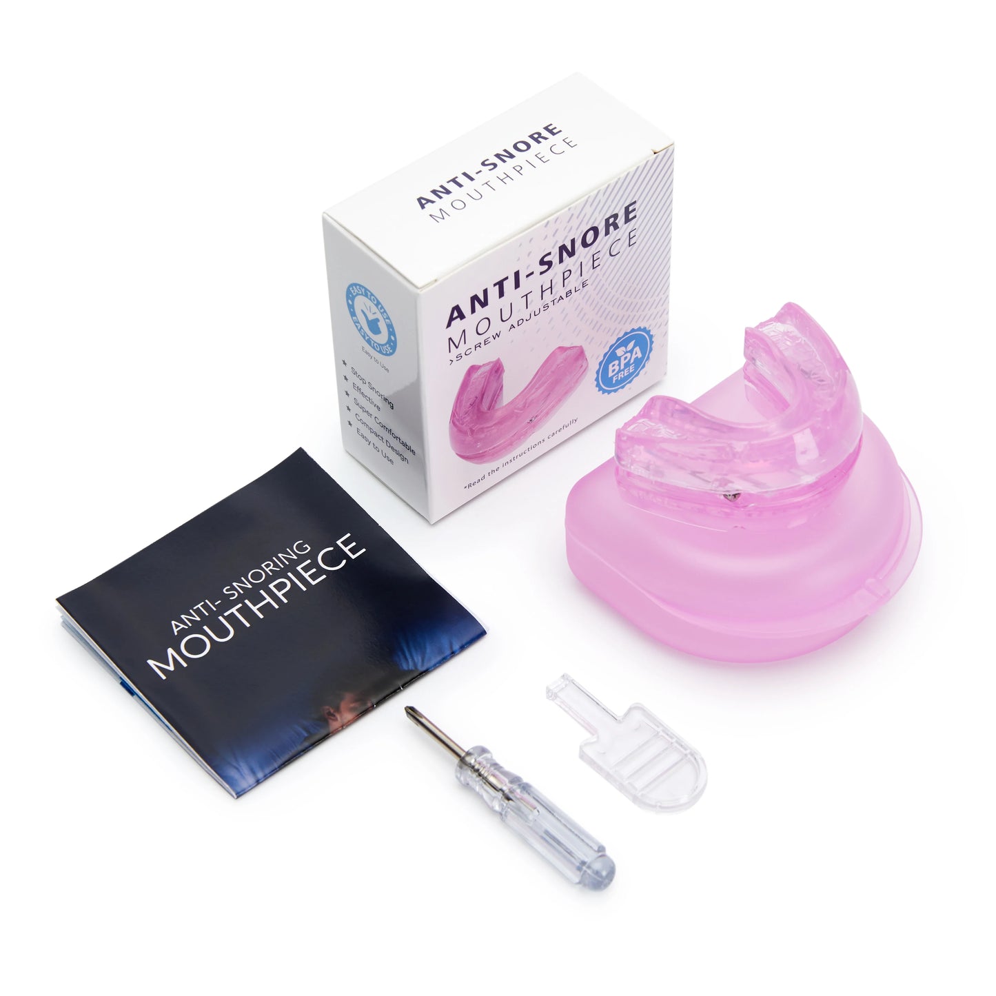Anti-Snore Mouth Guard for Bruxism – Stop Snoring & Sleep Apnea Aid, Teeth Protection Night Mouthpiece