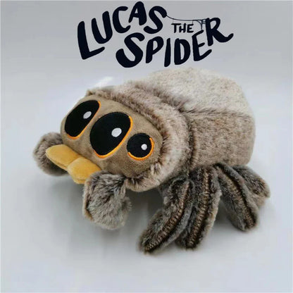 Black Spider Plush Toy — Soft Stuffed Animal Pillow, Little Lucas Anime Game Room Decor & Kids Gift
