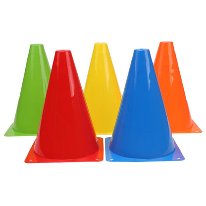 25PCS Colorful Marker Cones - Soccer Football Agility Training Equipment for Sports Practice & Games